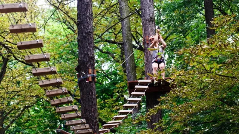 Novi Kletterwald kod Deutsche Bank Parka