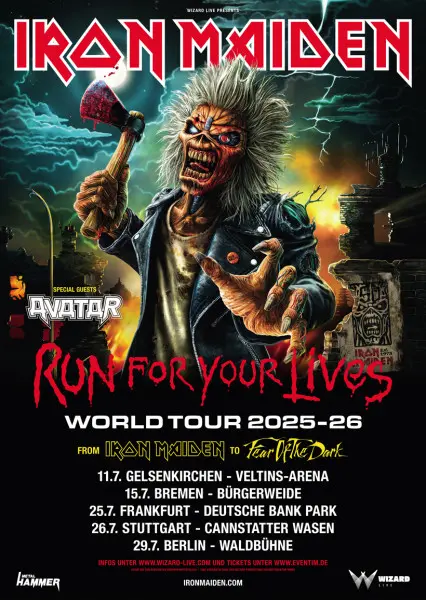 Iron Maiden Frankfurt 2025