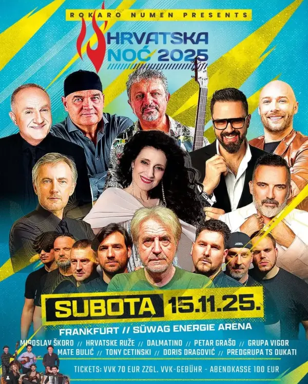 Hrvatska noć Frankfurt 2025