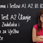 Model Test A2 Čitanje