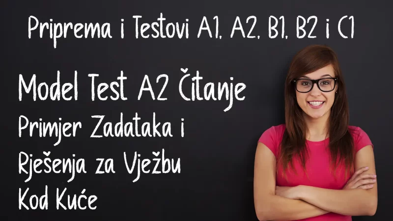 Model Test A2 Čitanje