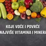 Koje voće i povrće ima najviše vitamina i minerala?