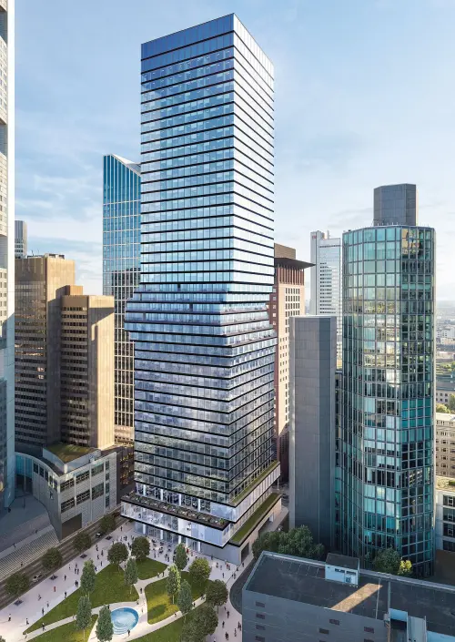 OmniTurm: Zgrada sa "slomljenim kukom"