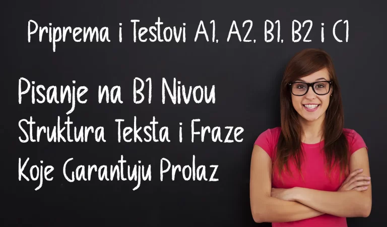 Pisanje na B1 Nivou: Struktura Teksta i Fraze Koje Garantuju Prolaz