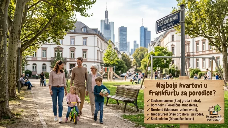 Najbolji kvartovi u Frankfurtu za porodice?