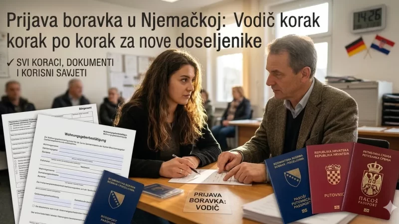 Prijava boravka u Njemačkoj: Vodič korak po korak za nove doseljenike