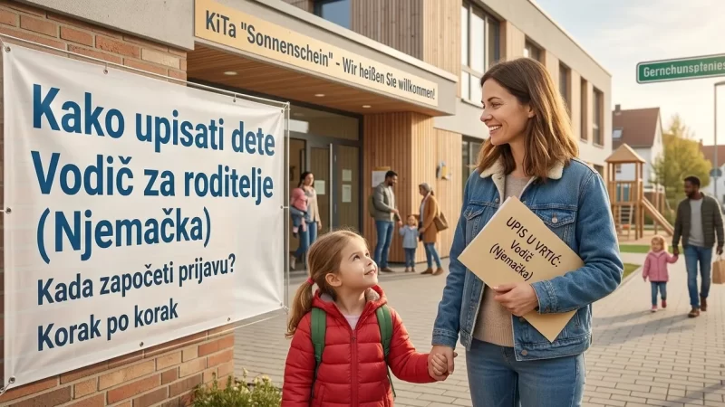 Kako upisati dete u vrtić: Vodič za roditelje (Njemačka)